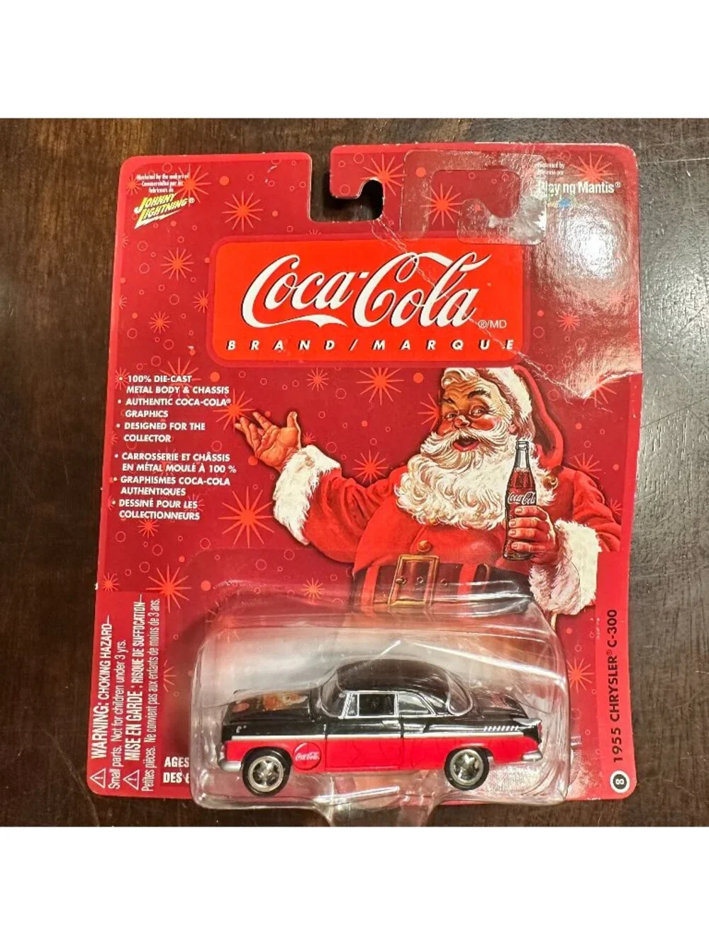 1955 Chrysler 300C Coca-Cola Die-Cast Car Playing Mantis Collectors Edition